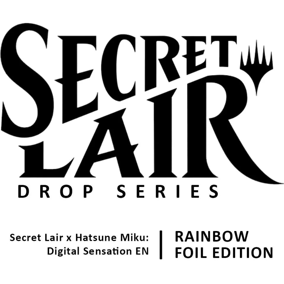 Hatsune Miku Digital Sensation Secret Lair EN Rainbow Foil MTG