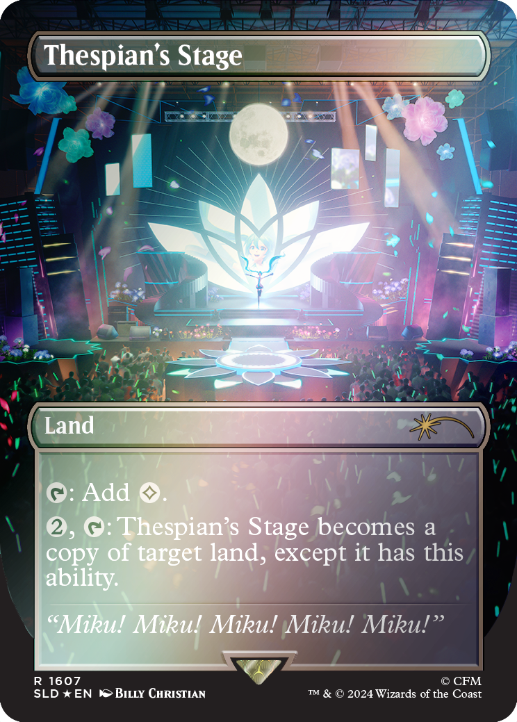 Hatsune Miku Digital Sensation Secret Lair EN Rainbow Foil MTG